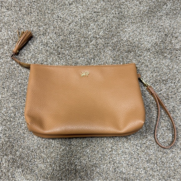 Freshly Picked Handbags - Freshly picked classic tan clutch nwot